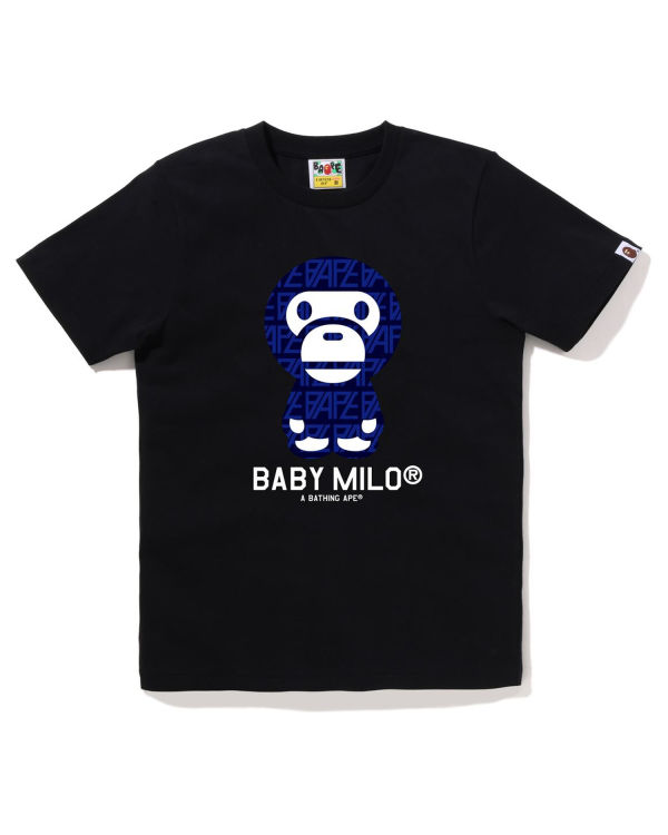 Dámské Tričko Bape Logo Monogram Milo Černé | 29348ALCU