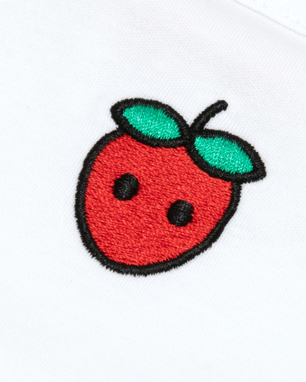 Dámské Tričko Bape Logo berry Bílé | 80759MXHZ