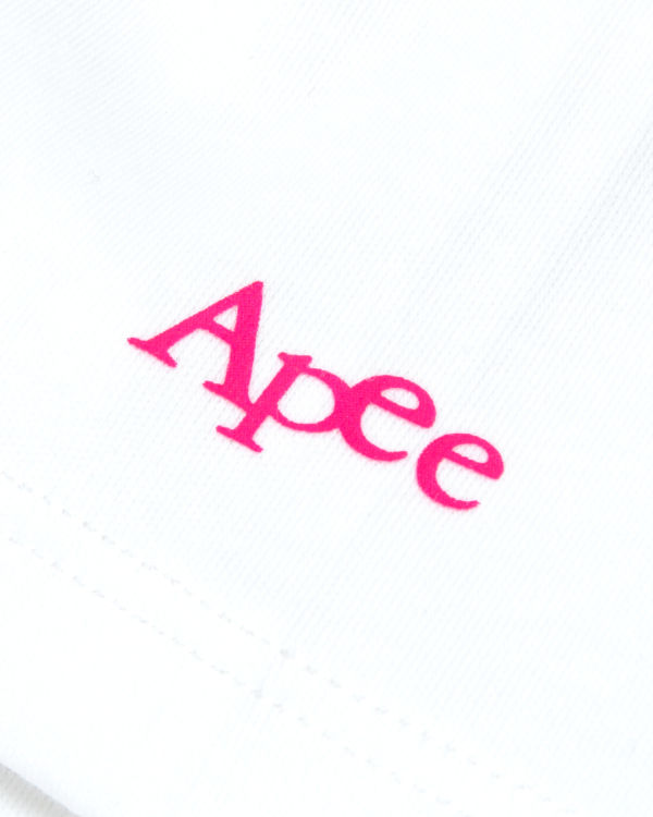 Dámské Tričko Bape Logo berry Bílé | 80759MXHZ