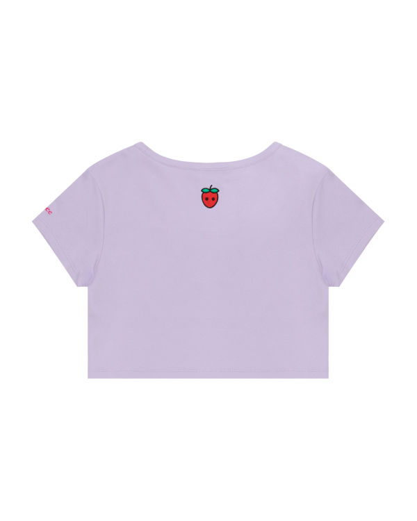 Dámské Tričko Bape Logo berry Fialové | 40852XAUE