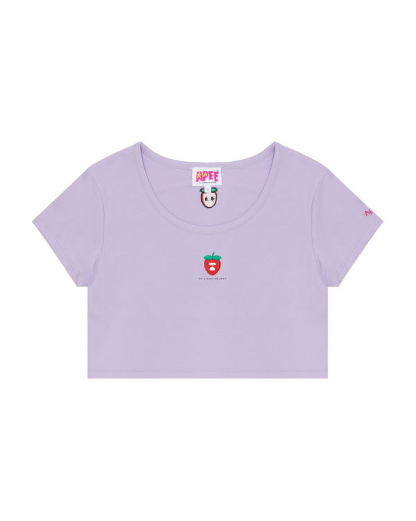 Dámské Tričko Bape Logo berry Fialové | 40852XAUE