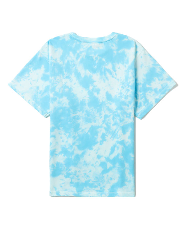 Dámské Tričko Bape Logo-dye Blankyt | 01372UDJC