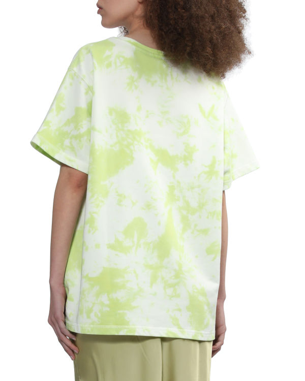 Dámské Tričko Bape Logo-dye Světle Zelene | 93851PNCF
