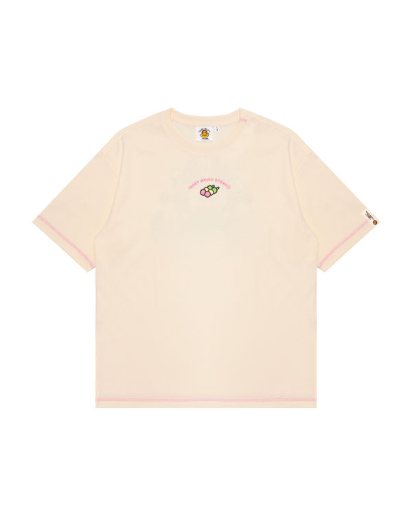 Dámské Tričko Bape Milo boxy fit Bílé | 73562BLVK