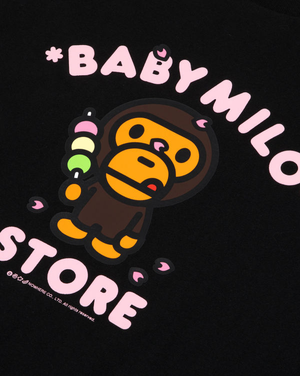Dámské Tričko Bape Milo boxy fit Černé | 42978MRLQ