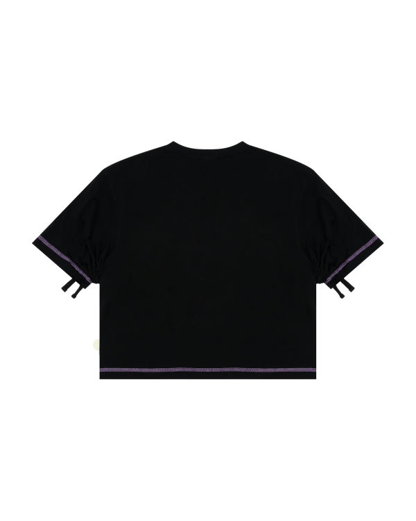 Dámské Tričko Bape Milo cropped fit Černé | 01684RFOI