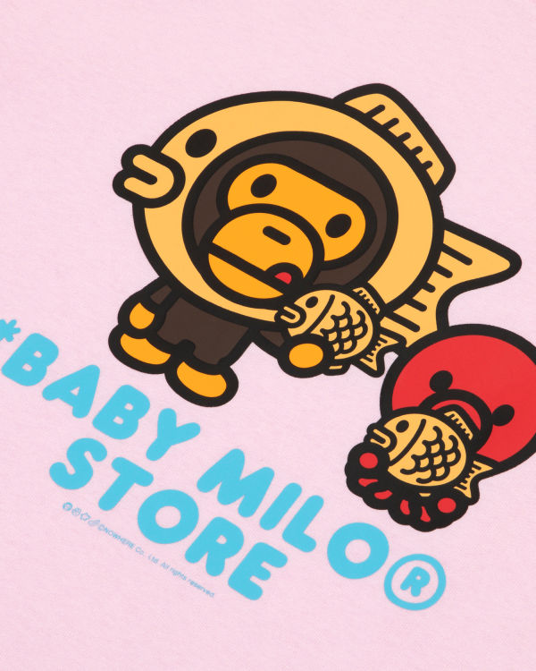 Dámské Tričko Bape Milo graphic Růžové | 36975OFIA