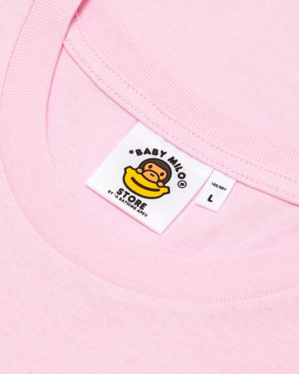 Dámské Tričko Bape Milo graphic Růžové | 36975OFIA