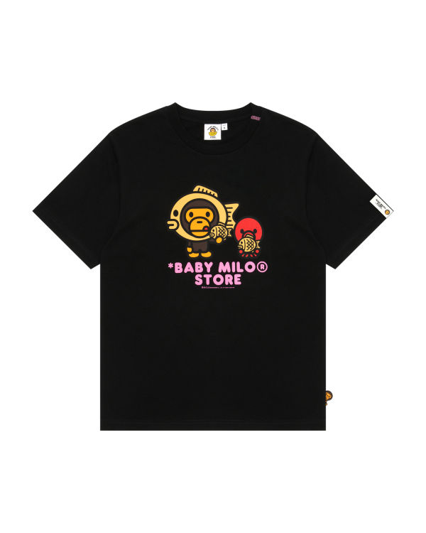 Dámské Tričko Bape Milo graphic Černé | 16597SWEG