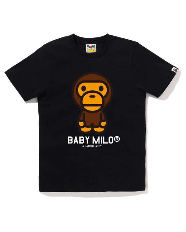 Dámské Tričko Bape Milo Černé | 07214KJRL