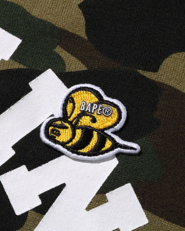 Dámské Tričko Bape Multi Label 1st Camo L/S Zelene | 54267NFWG