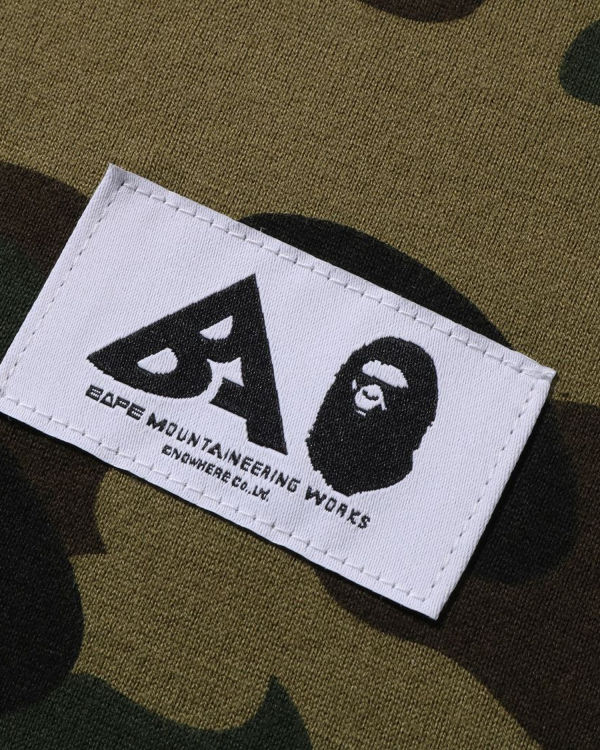 Dámské Tričko Bape Multi Label 1st Camo L/S Zelene | 54267NFWG
