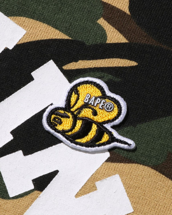 Dámské Tričko Bape Multi Label 1st Camo L/S Žluté | 73806PHBW