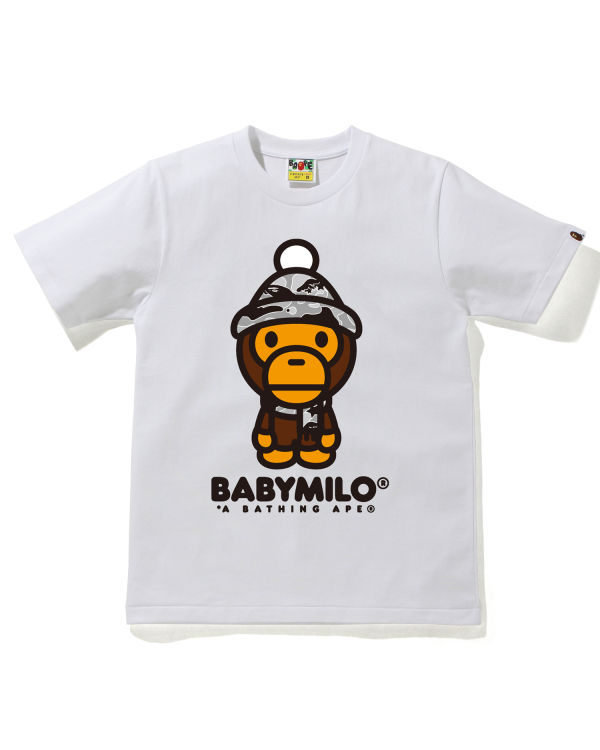 Dámské Tričko Bape STA Camo Milo Zimní Bílé | 93824VDJU