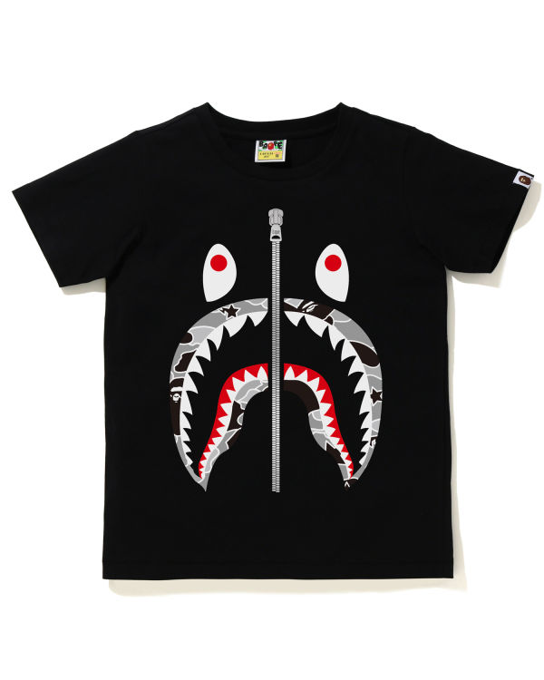 Dámské Tričko Bape STA Camo Shark Černé | 82357OPTN