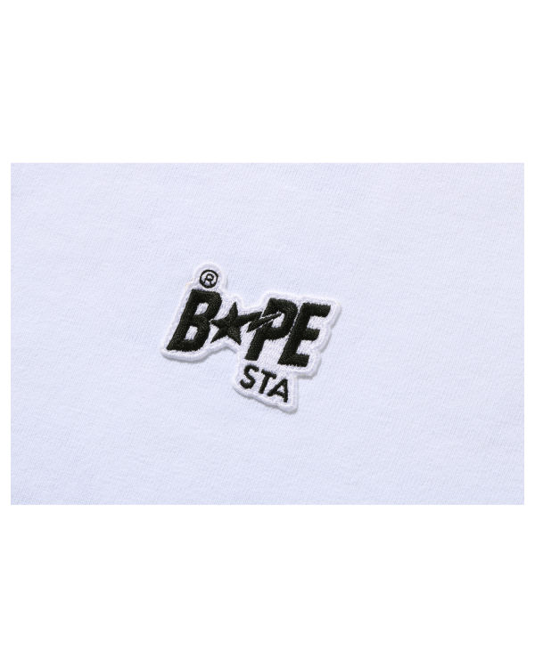 Dámské Tričko Bape STA Logo One Point Bílé | 86317NZAO