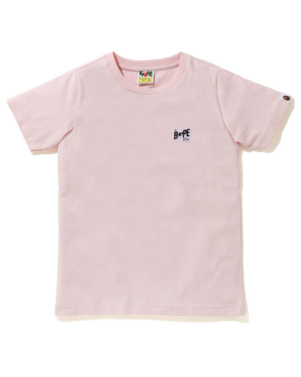 Dámské Tričko Bape STA Logo One Point Růžové | 79183KHUF