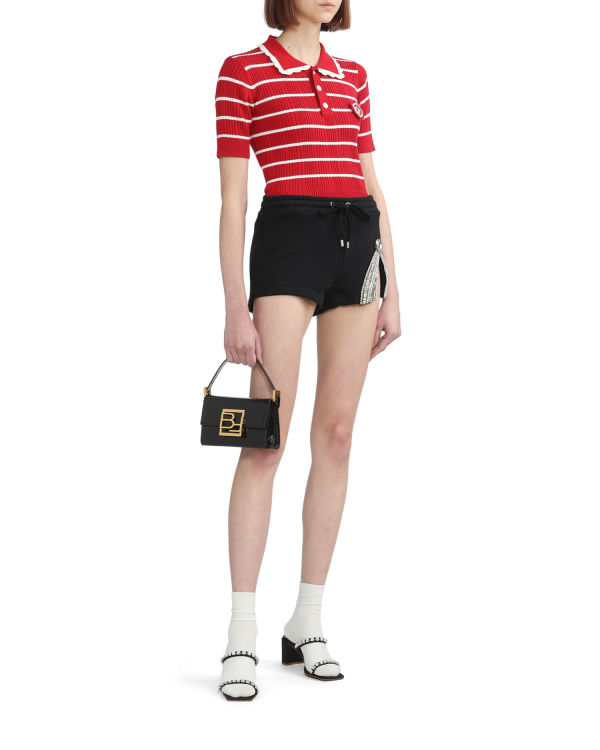 Dámské Tričko Bape Stripe Světle Červené | 85971IDMU