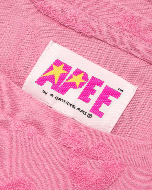 Dámské Vesty Bape Cropped pattern Růžové | 57239IFMN