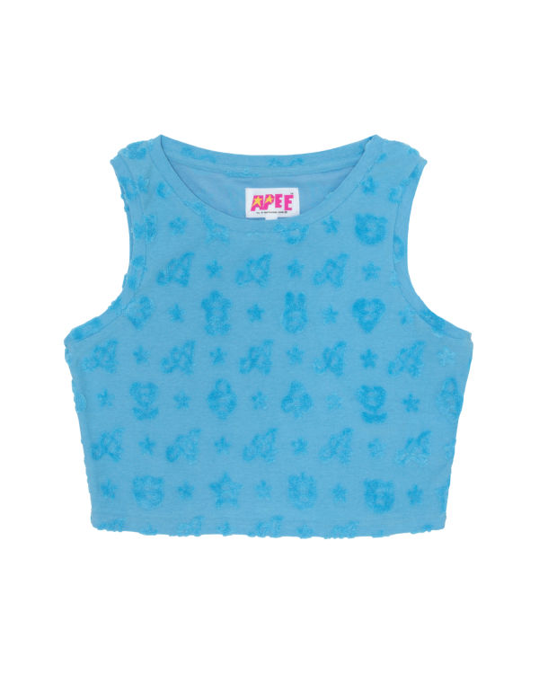 Dámské Vesty Bape Cropped pattern Světle Blankyt | 19048NWAM