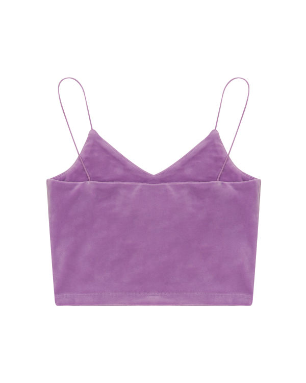 Dámské Vesty Bape Velour Fialové | 54372ADBZ