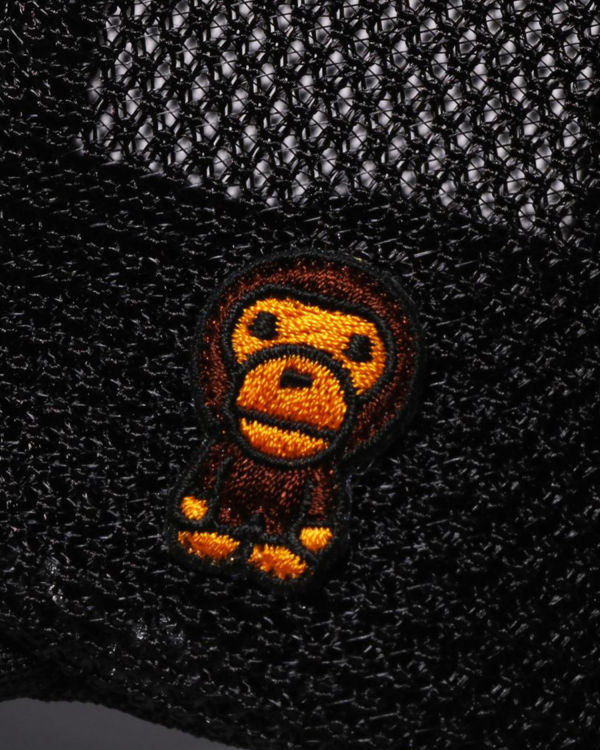 Dámské Čepice Bape Milo Embroidery Mesh Černé | 15723HKIJ
