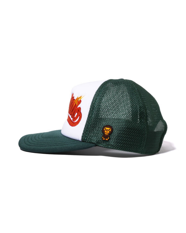 Dámské Čepice Bape Milo Embroidery Mesh Tmavě Zelene | 36504PXFD