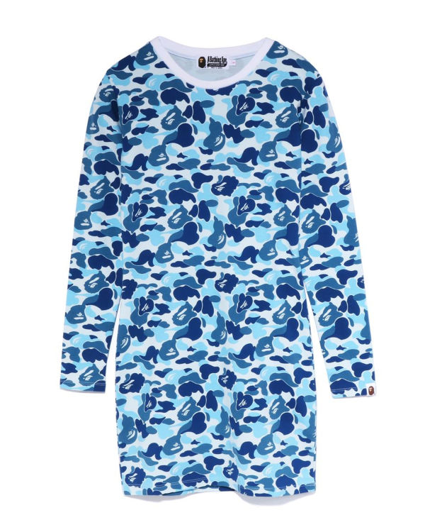 Dámské Šaty Bape ABC Camo L/S Bodycon Blankyt | 30518BWVE