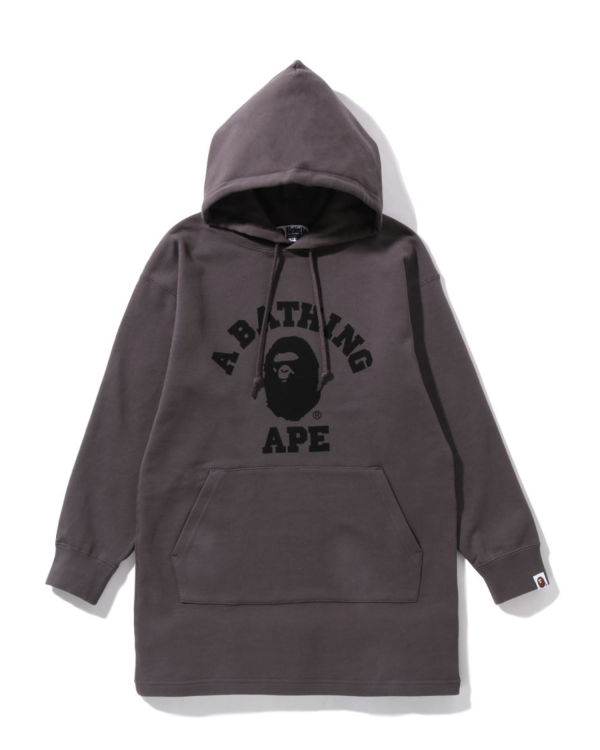 Dámské Šaty Bape Ape Head One Point Onepiece Tmavě Šedé | 03754DZPX