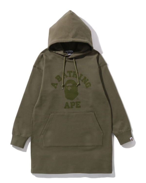 Dámské Šaty Bape Ape Head One Point Onepiece Světle Zelene | 49087LFSB