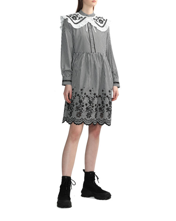 Dámské Šaty Bape Check dolly Černé | 36710CHOY