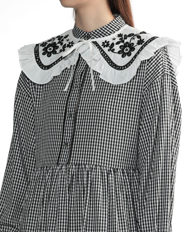 Dámské Šaty Bape Check dolly Černé | 36710CHOY