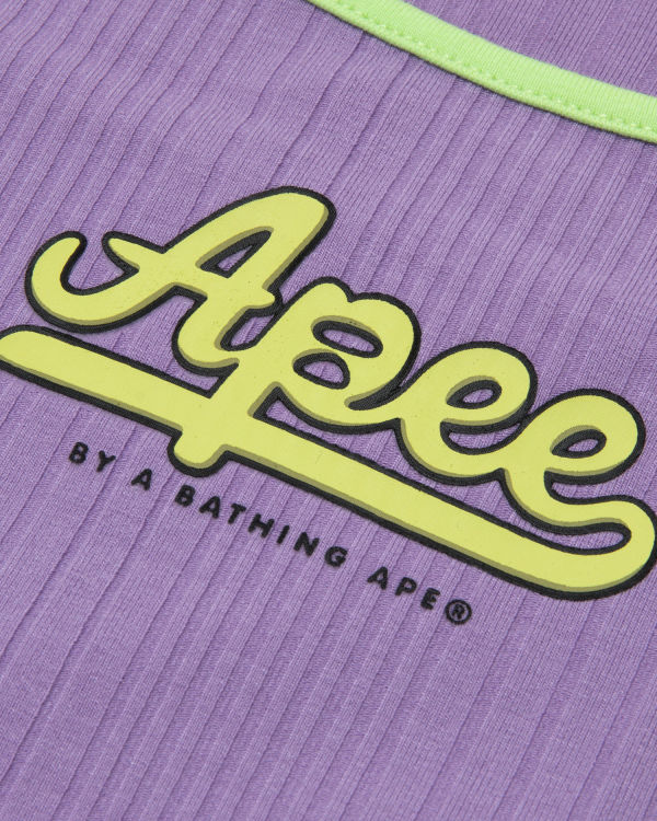Dámské Šaty Bape Logo print Fialové | 62817UKIR