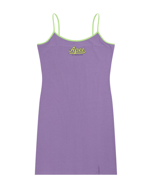 Dámské Šaty Bape Logo print Fialové | 62817UKIR