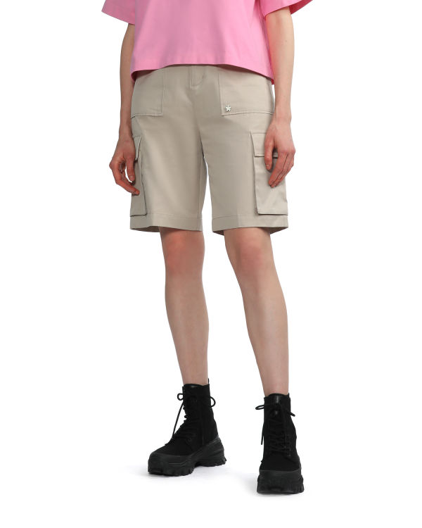 Dámské Šortky Bape Cargo culotte Béžový | 96415NPMR