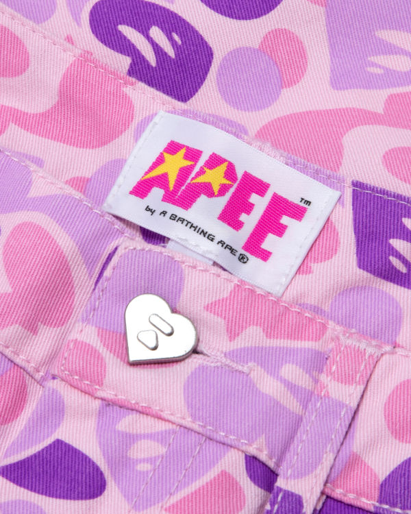 Dámské Šortky Bape Printed cargo Fialové | 96431KWHV