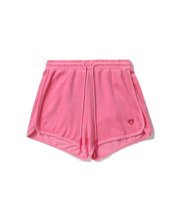 Dámské Šortky Bape Towelling track Růžové | 94750LHXD