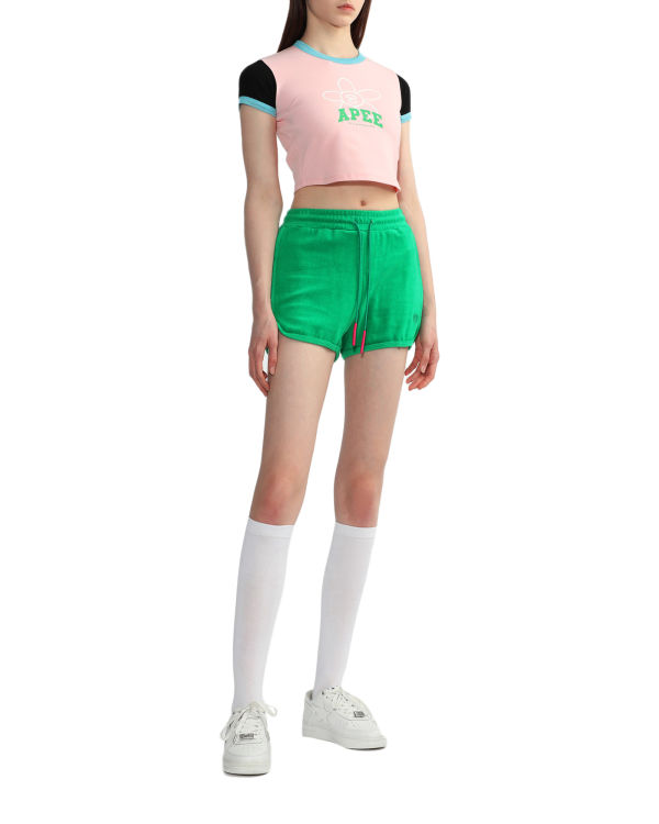 Dámské Šortky Bape Towelling track Tyrkysové | 25409DEQS
