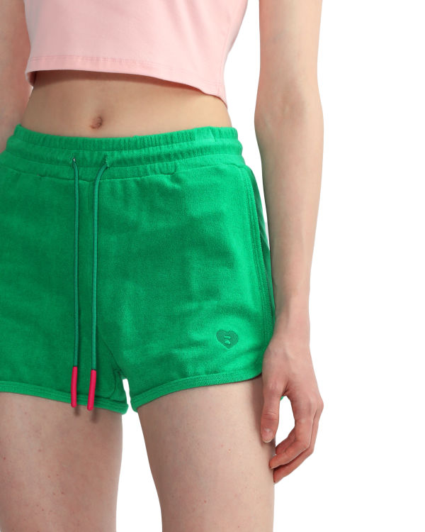 Dámské Šortky Bape Towelling track Tyrkysové | 25409DEQS
