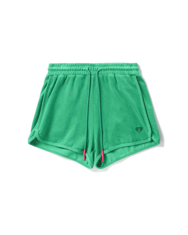 Dámské Šortky Bape Towelling track Tyrkysové | 25409DEQS