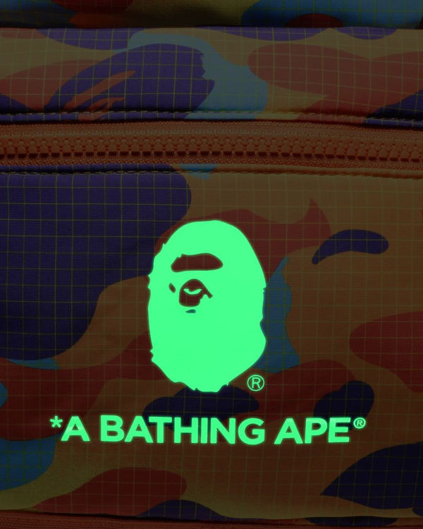 Dětské Batohy Bape Grid Camo Glow In The Dark Padding Viacfarebný | 87345ZXQC
