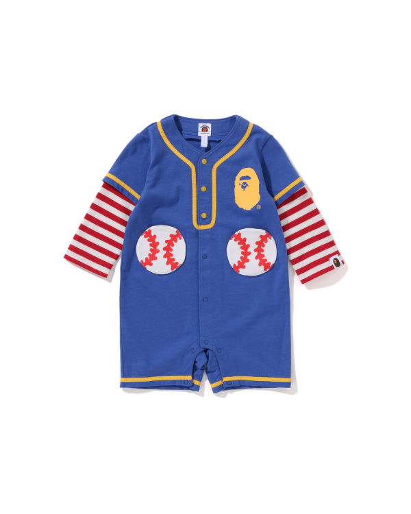 Dětské Body Bape Hoop Baseball Layered Rompers Blankyt | 76814FMRJ