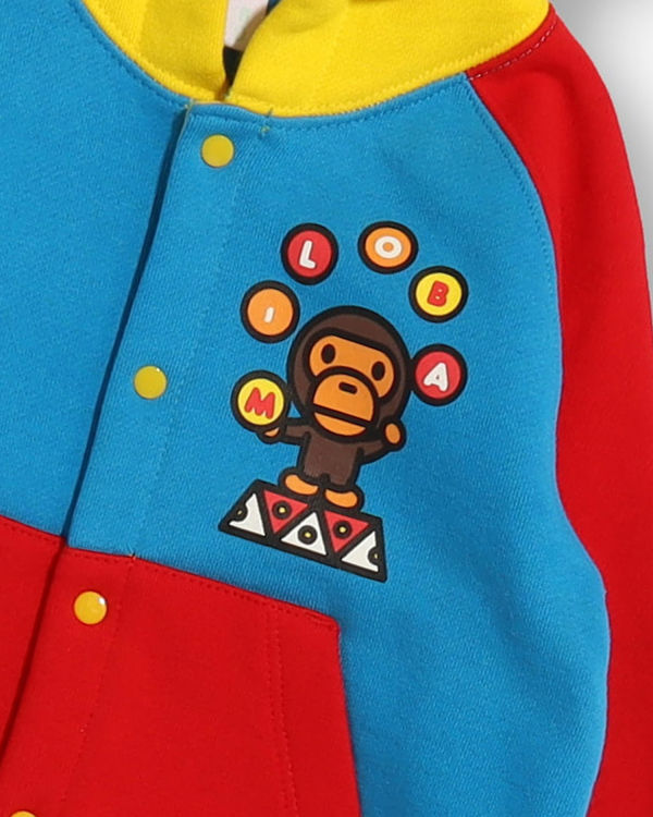 Dětské Body Bape Milo Circus Coverall Žluté Blankyt Červené | 02168KMIB