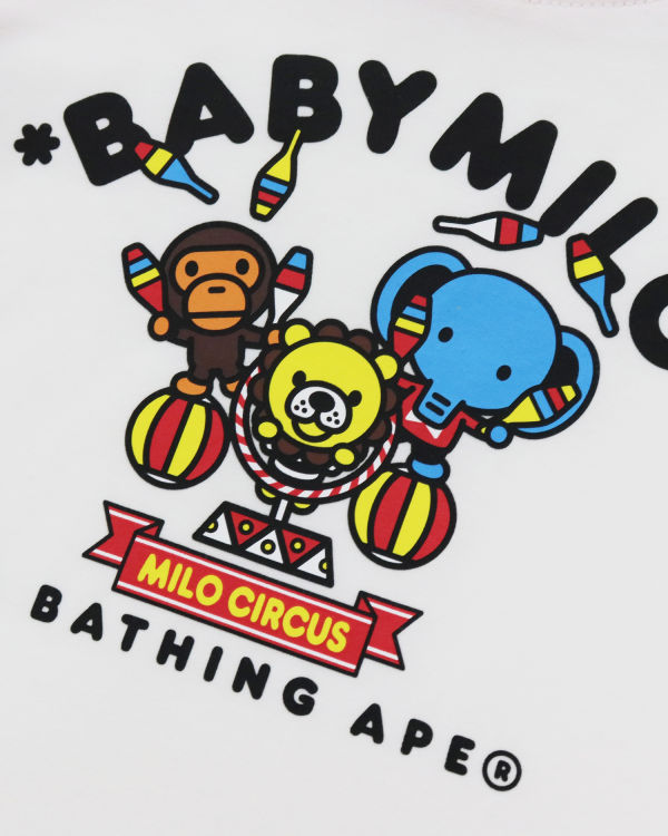 Dětské Body Bape Milo Circus L/S romper Oranžové | 50183QEGY