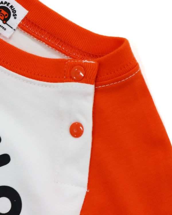 Dětské Body Bape Milo Circus L/S romper Oranžové | 50183QEGY