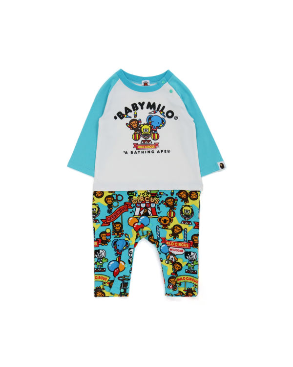 Dětské Body Bape Milo Circus L/S romper Blankyt | 70195YOHE
