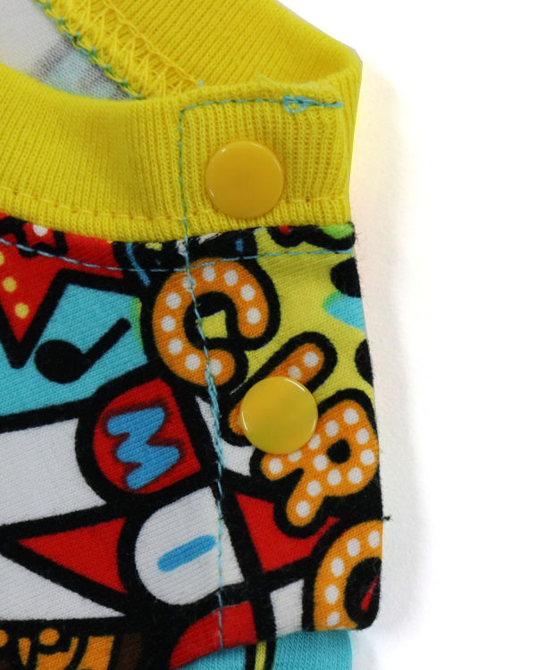 Dětské Body Bape Milo Circus Žluté | 04681DZKC