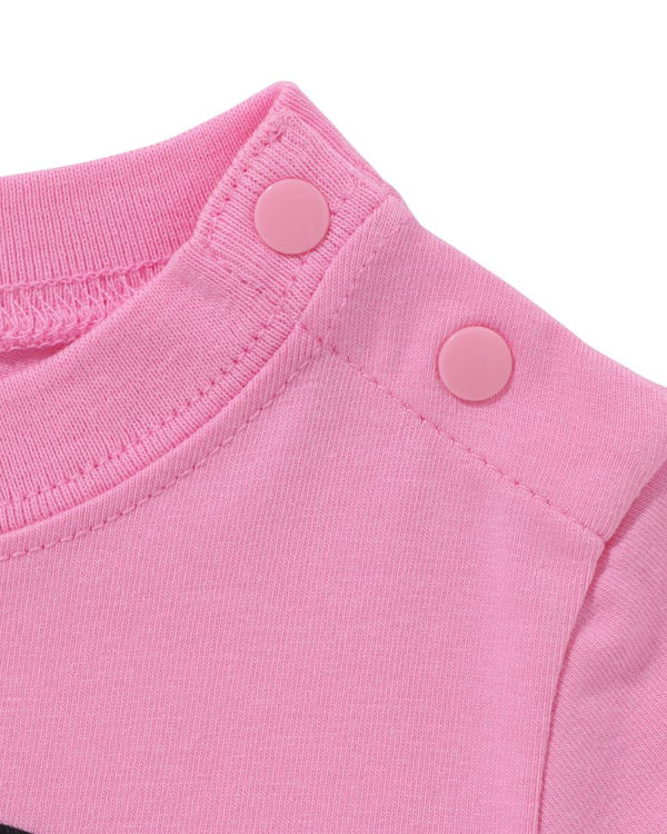 Dětské Body Bape Milo Face Layered Růžové | 72940SIMF