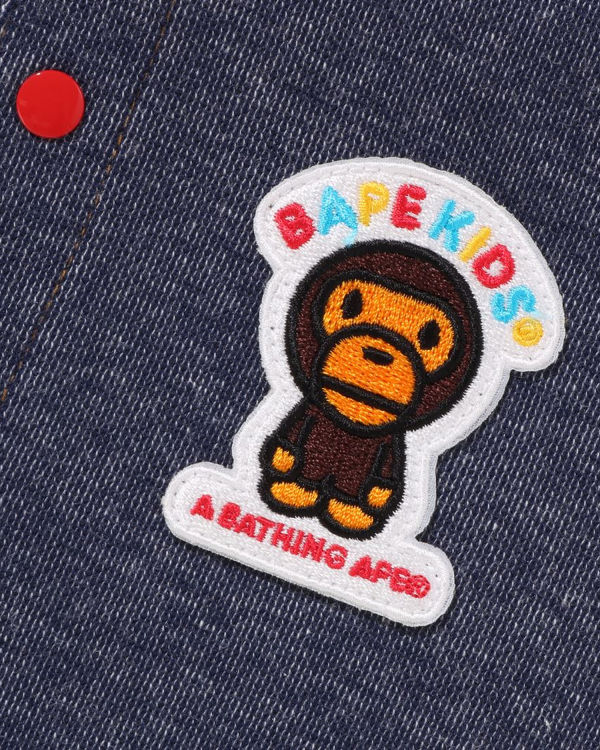 Dětské Body Bape Milo Jersey Denim Sailor Collar Blankyt | 43867VJEF