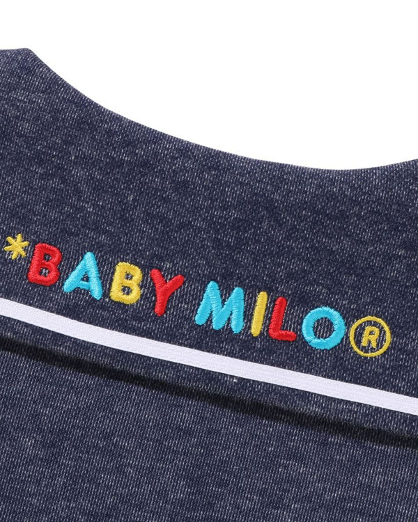Dětské Body Bape Milo Jersey Denim Sailor Collar Blankyt | 43867VJEF